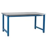 BenchPro Kennedy Series Workbench, Stainless Steel Top, 6,000 lb Cap., Blue